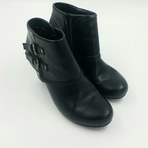 Burnett Heeled Black Booty